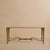 Neoclassical Early 20th Century French Bronze + Travertine Console From A Historic Parisian Hotel For Sale - Image 3 of 12