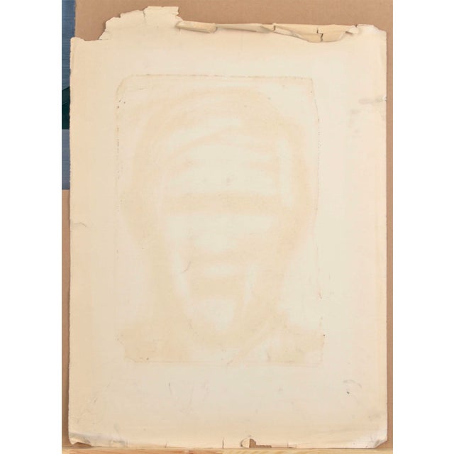 Alberts Goltjakovs, Portrait, 1950s, Monotype For Sale - Image 4 of 5