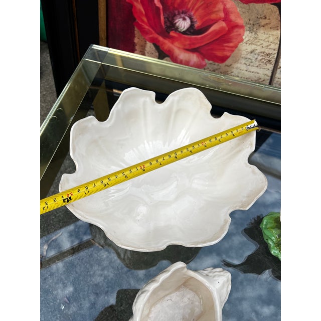 Collection of Vintage White Ceramic Swan Bowls and Figurines- Set of 9 For Sale - Image 12 of 12