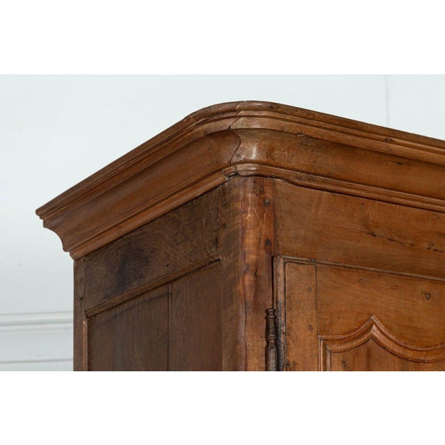 Large 19th Century French Fruitwood Armoire, 1820s For Sale - Image 9 of 15