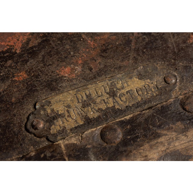 Early 20th Century Duluth Flat Top Trunk For Sale In Chicago - Image 6 of 7