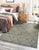 Gray 6x9 Gray Hand-Knotted Wool Diamond Motif Geometric Modern Carpet Rug For Sale - Image 8 of 13