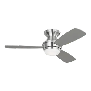 Visual Comfort Fan Ikon Hugger 44" LED Ceiling Fan in Brushed Steel