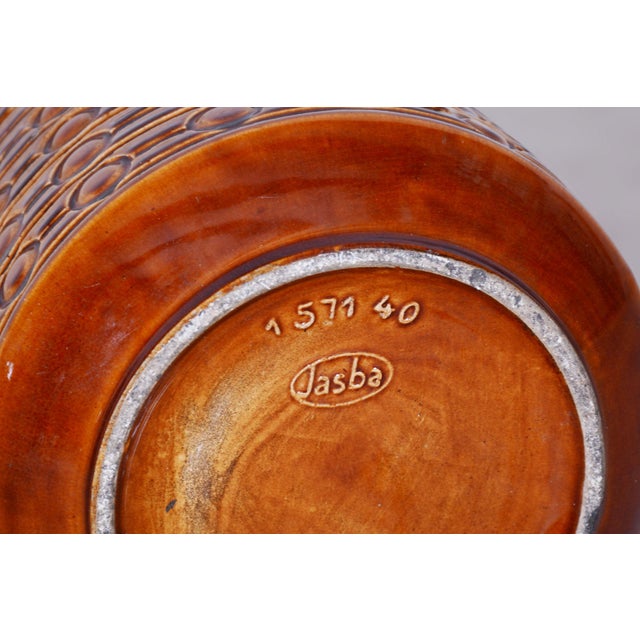 Mid-Century Czech Ceramic Vase, 1950s For Sale - Image 6 of 7