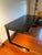 Vintage 1990s Cantilever Desk – Metal Frame & Granite-Finish Glass For Sale - Image 4 of 9