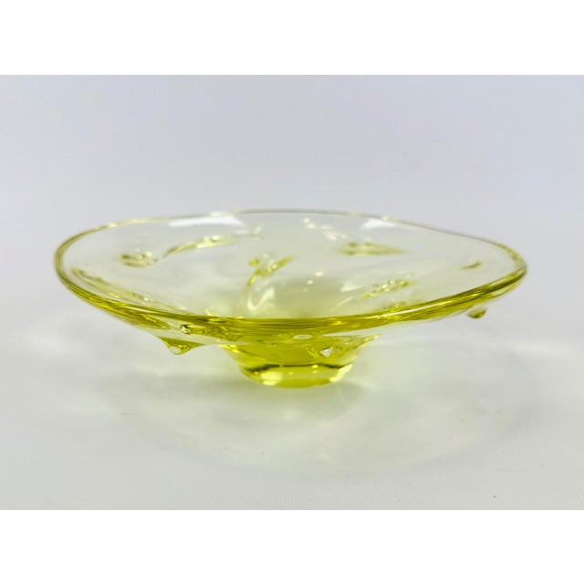 1960s Art Glass Bowl by Josef Hospodka for Chribska Glassworks, 1960s For Sale - Image 5 of 9