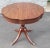 Refinished Mid-Century Mahogany Single Drawer QuadPod Pedestal Drum Table For Sale In Washington DC - Image 6 of 9