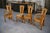 Vintage Chairs and Armchairs in Beech by Ateliers Seltz, 1990s, Set of 4 For Sale - Image 13 of 13