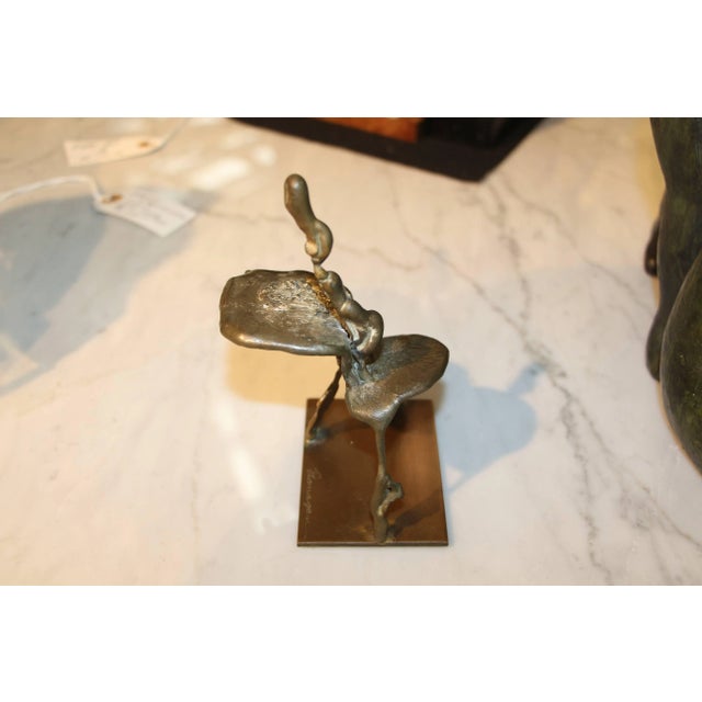 Nice Bronze in the Manner of Barry Flanagan Signed Flanagan For Sale In Palm Springs - Image 6 of 11