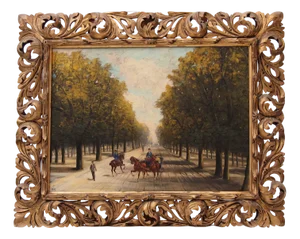 French Artist, Landscape, 19th Century, Oil on Canvas, Framed