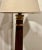 1940s Hand Carved Fluted Column With Ionic Capital Accent Lamp and Restoration Hardware Linen Shade For Sale - Image 9 of 9