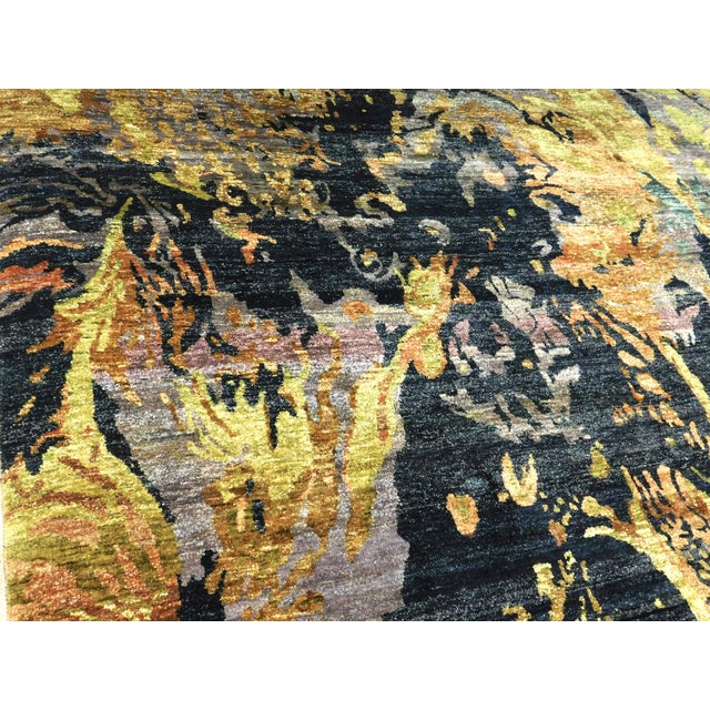 2010s Hand-Knotted Modern Abstract Luxury Rug. 8'x 10' For Sale - Image 5 of 18