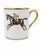 Mid 20th Century Vintage Hertel Jacob Bavaria Equestrian Demitasse Cups Saucers Set 2 Germany - 4 pcs For Sale - Image 5 of 9