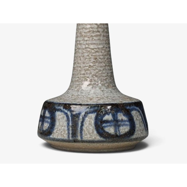 Erika Noomi Backhausen, Table Lamps, Blue and Gray Ceramic, Denmark, 1960s For Sale - Image 10 of 13