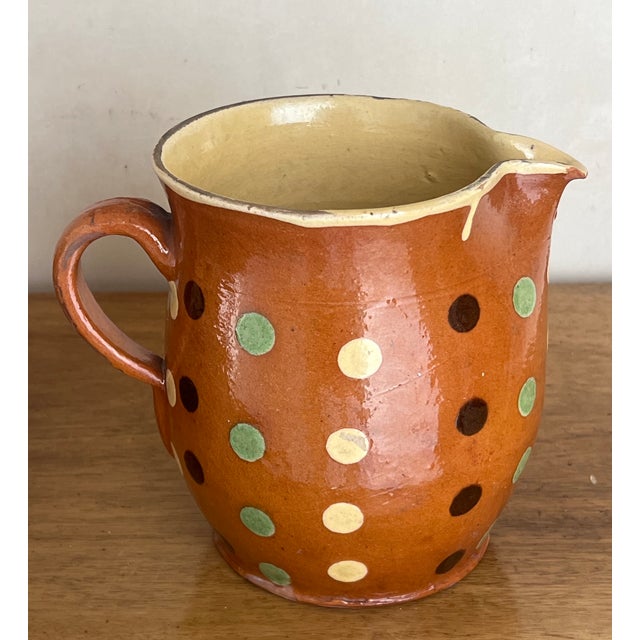 Late 19th Century Large Antique French Country Jaspe Pitcher For Sale - Image 5 of 9