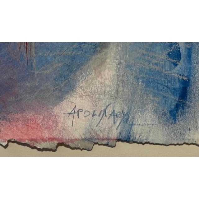 Apolinary Smolarek Mixed media on paper Signed original painting Original on paper measuring 46.5 x 34 cm Based paper...