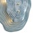 Blue Layered Venetian Glass Sconces in Blue and Silver Leaf, Murano, Macchie - a Pair For Sale - Image 8 of 9