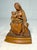 Religious Vintage Hand Carved Wood Religious Virgin Mary Baby Jesus Statue Sculpture Art For Sale - Image 3 of 11