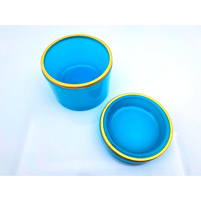 Murano Opaline Glass Jewelry Box, 1950s For Sale - Image 6 of 12