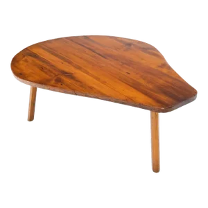 Vintage Arts & Crafts Varnished Pine Guitar Shape Coffee Table Shaker Style