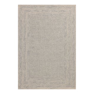 Amber Lewis x Loloi Windsor Ivory / Sky 3'-6" x 5'-6" Accent Rug For Sale