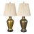 Antique Mid-Century Modern Brass Lamps - a Pair For Sale