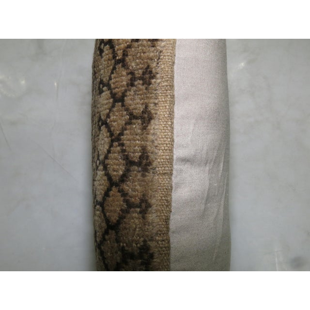 Contemporary Tribal Antique Ersari Lumbar Rug Pillow For Sale - Image 3 of 5