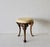 Mid 20th Century Victorian Style Cast Iron Upholstered Stool Vintage Mid-Century For Sale - Image 12 of 12