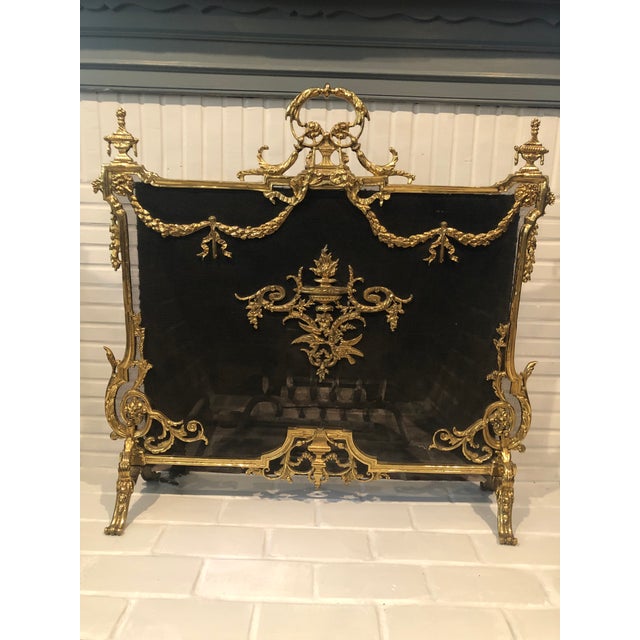 Victorian Marie Antoinette-Louis XVI Firescreen For Sale - Image 3 of 4