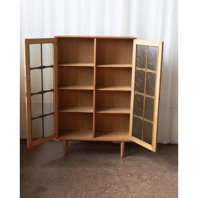 1970s Danish Oak Bookcase Cabinet, C. 1970s For Sale - Image 5 of 14