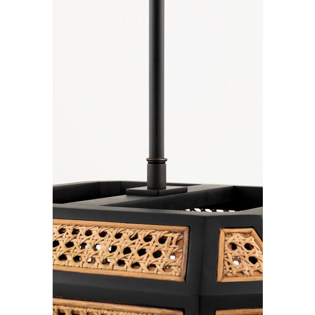 Metal Hudson Valley Lighting Georgia 18 in. 4 Light Pendant in Old Bronze Finish For Sale - Image 7 of 11