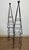 1980s Pair of Obelisk Shaped Garden Topiary Forms in Wrought Iron For Sale - Image 5 of 7