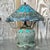Tiffany and Co. Vintage Boho Dragonfly Glass Lamp After Tiffany For Sale - Image 4 of 10