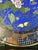 Paint Fine Japanese Cloisonne Enamel Plate With Butterflies Morning Glories Goto For Sale - Image 7 of 12