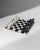 Vintage Black and White Marble Chessboard, Italy, 1960s, Set of 33 For Sale - Image 5 of 11