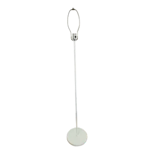 Vintage 1970s Lightolier Basic Concept White Floor Lamp