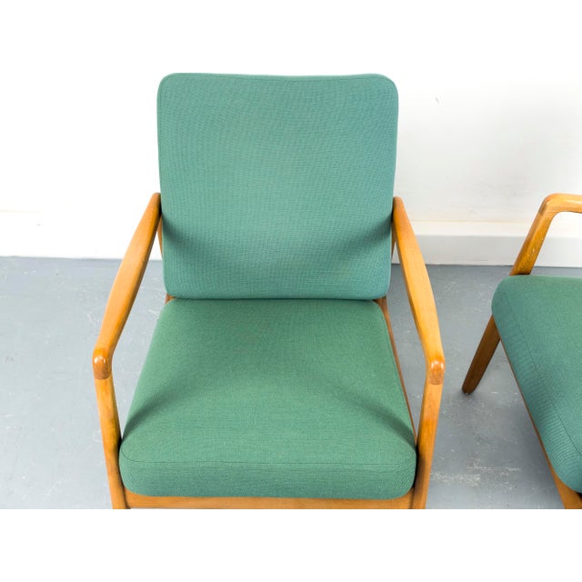Danish Model FD-109 Lounge Chair by Ole Wanscher for France & Daverkosen, 1950s, Set of 2 For Sale - Image 14 of 18