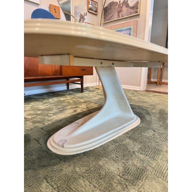 1970s A Rare Italian Coffee Table, Made in Italy, Circa 1960s-80s(?). It Is Made of Marmorino For Sale - Image 5 of 11
