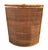 Boho Chic Rattan Corner Hamper Basket With Triangular Design. For Sale - Image 3 of 7