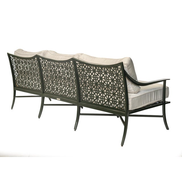 Transitional Hickory Chair Haret Outdoor Sofa For Sale - Image 3 of 5