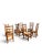 Rustic Arts and Craft Style Dining Chairs, Set of 8 For Sale - Image 3 of 8