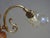 Metal Three-Light Chandelier in Wood, Bronze and Glass, 1980s For Sale - Image 7 of 15