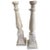Tall Architectural Column Candlesticks Pair For Sale - Image 4 of 8