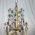 Antique Genoese Empire Chandeliers in Crystal and Gilded Wood, 1780s, Set of 2 For Sale - Image 11 of 14