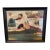 Vintage Folk Art Oil Painting, Violinist and Dancer With Les Sylphides Ballet Scene, Framed For Sale