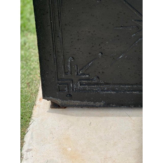 Antique Glasgow Scotland Cast Iron Foundry Planter Circa 1860 For Sale - Image 6 of 12