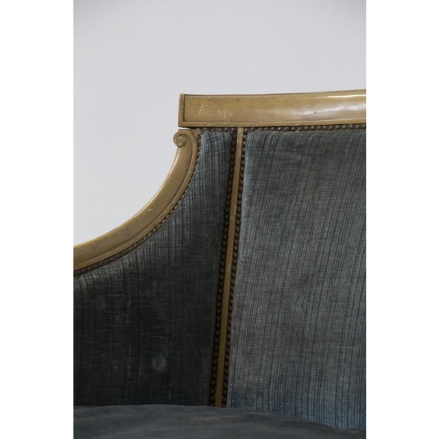Italian Velvet Sofa, 1890s For Sale - Image 3 of 14