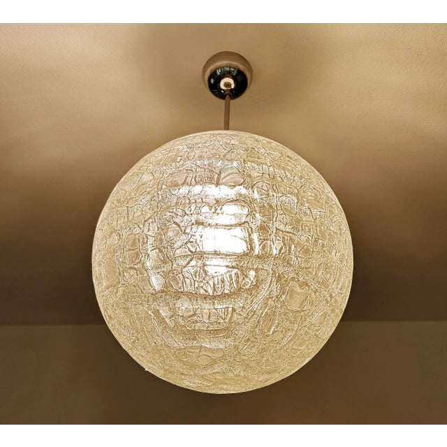 Large Murano Glass Pendant Light from Doria, 1970s For Sale - Image 14 of 18