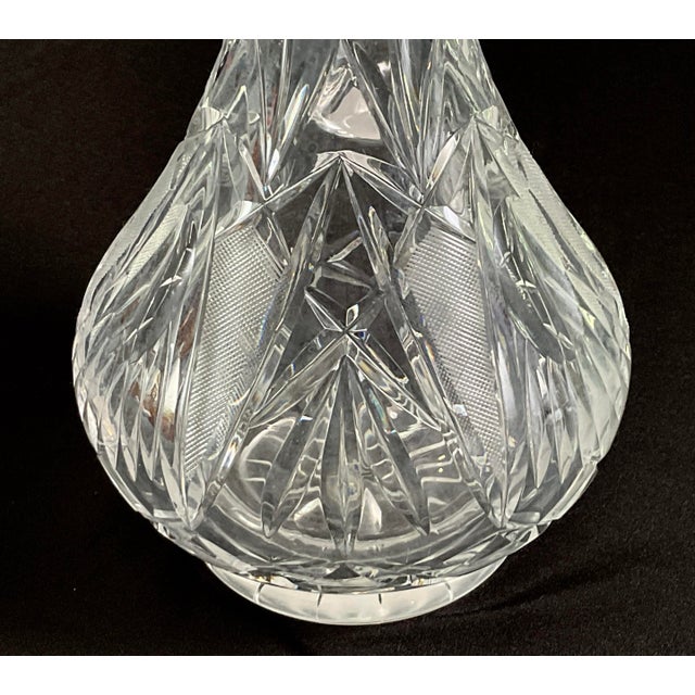 1970s Brilliant Cut Glass Decanter For Sale - Image 10 of 10