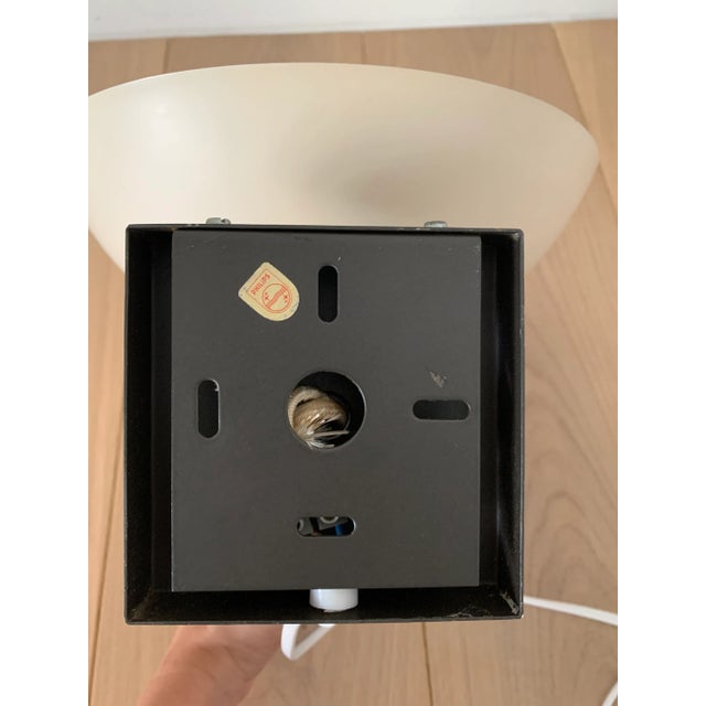 1960s Vintage Midcentury Modern Louis Kalff Style Light (1 of 2 Available) For Sale - Image 5 of 10